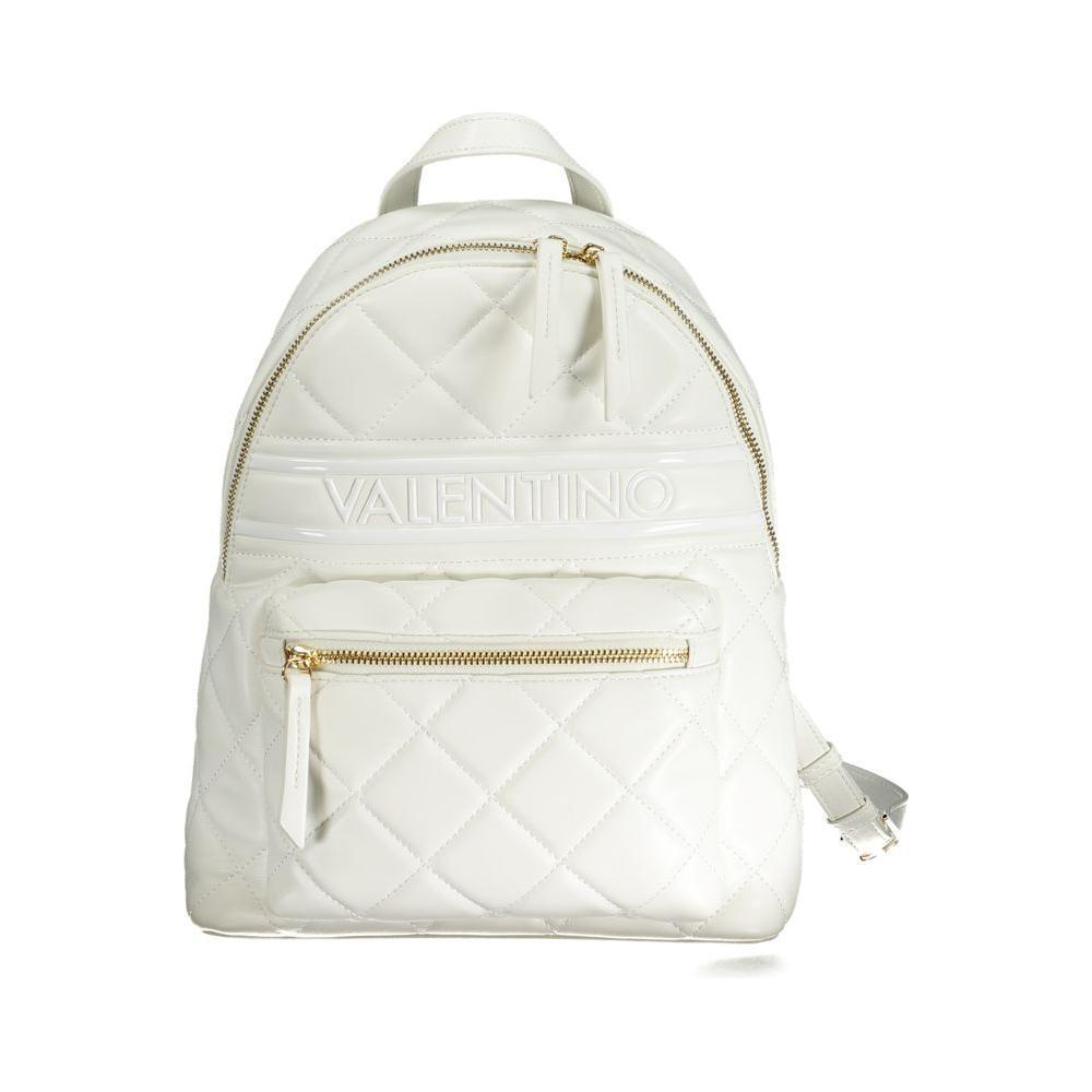 Front view with bag zipped and handles upright.