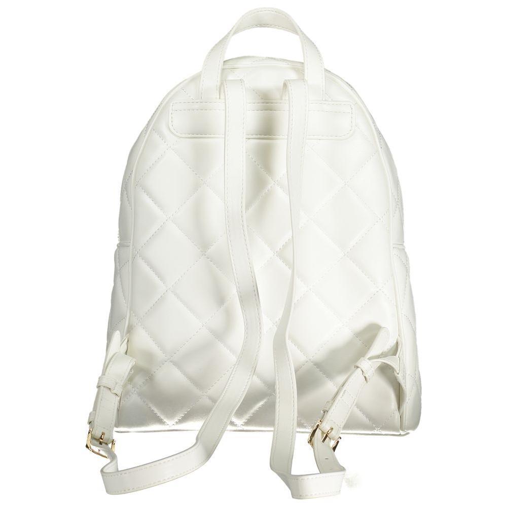Front view with bag zipped and handles upright.