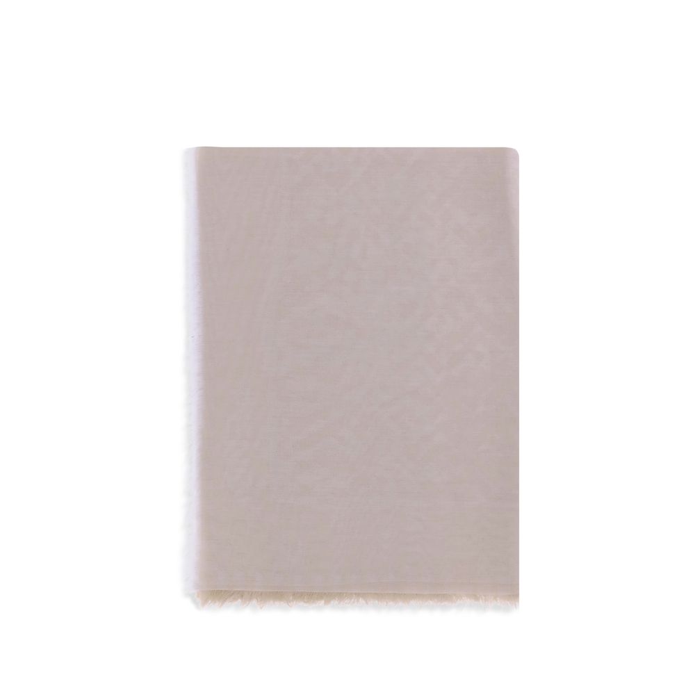 Fendi Beige Cotton Scarf
