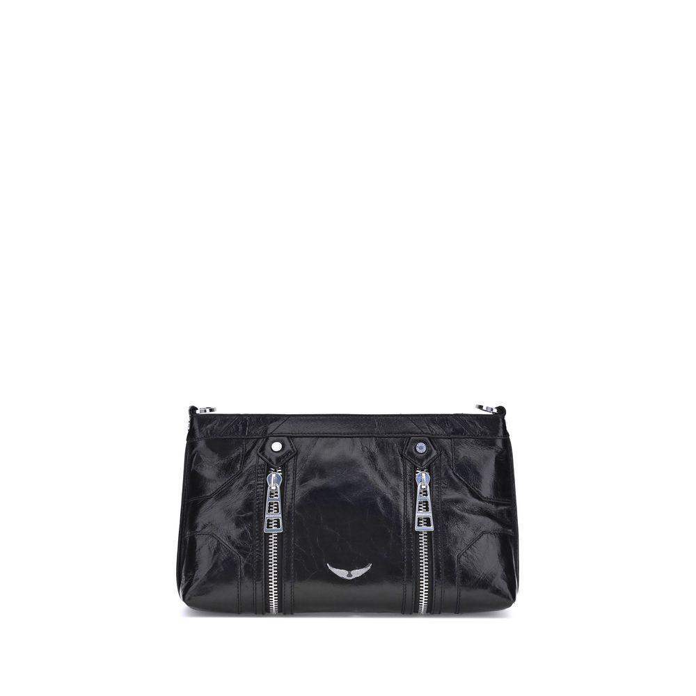 Front view with bag zipped and handles upright.