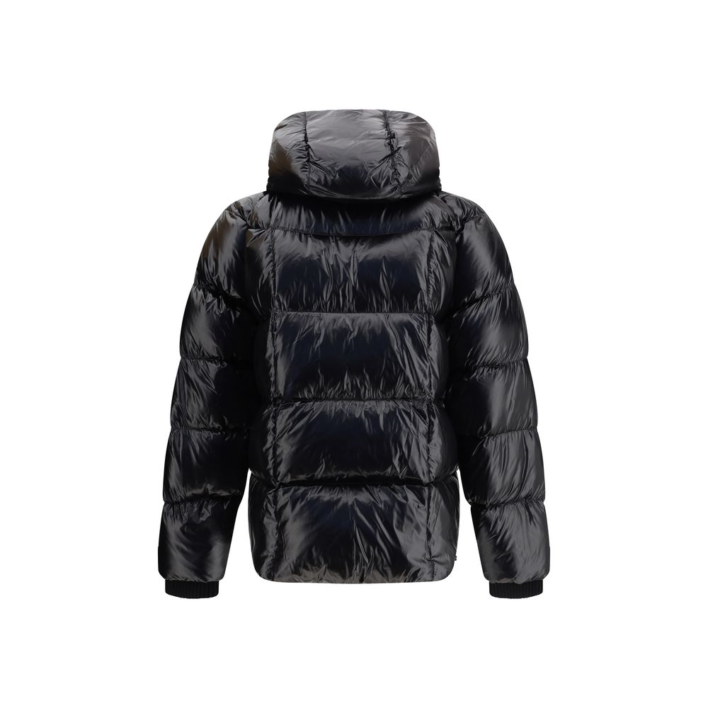 Dsquared² Black Polyamide Full-Length Jacket