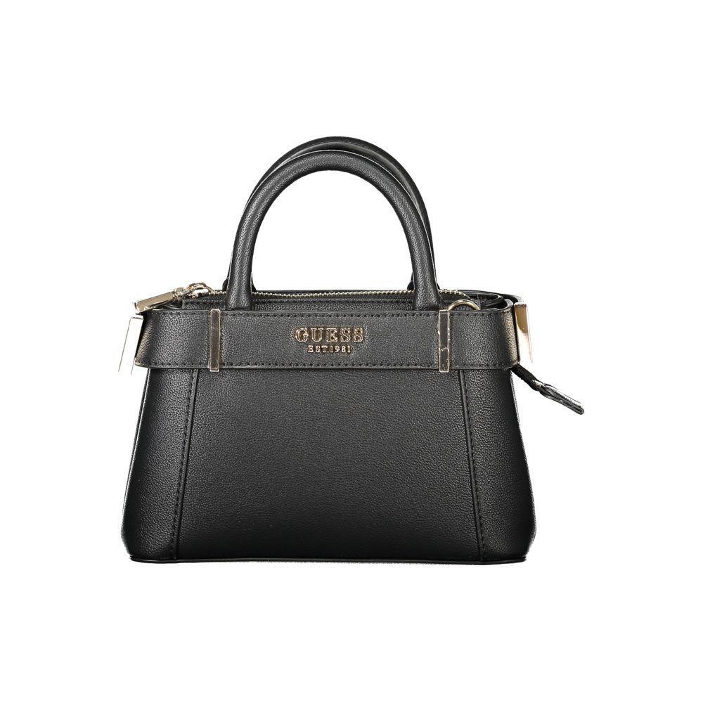 Front view with bag zipped and handles upright.