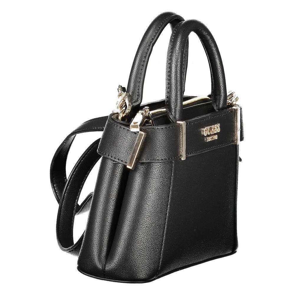 Front view with bag zipped and handles upright.