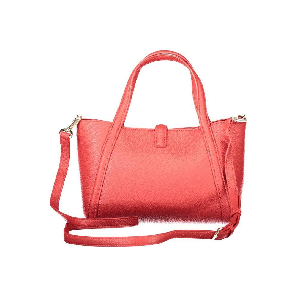 Front view with bag zipped and handles upright.