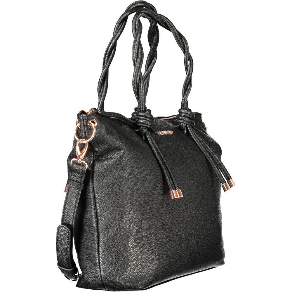 Front view with bag zipped and handles upright.