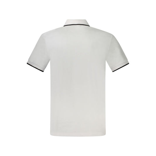 Hugo Boss White Cotton Polo Shirt BO-33092-S
