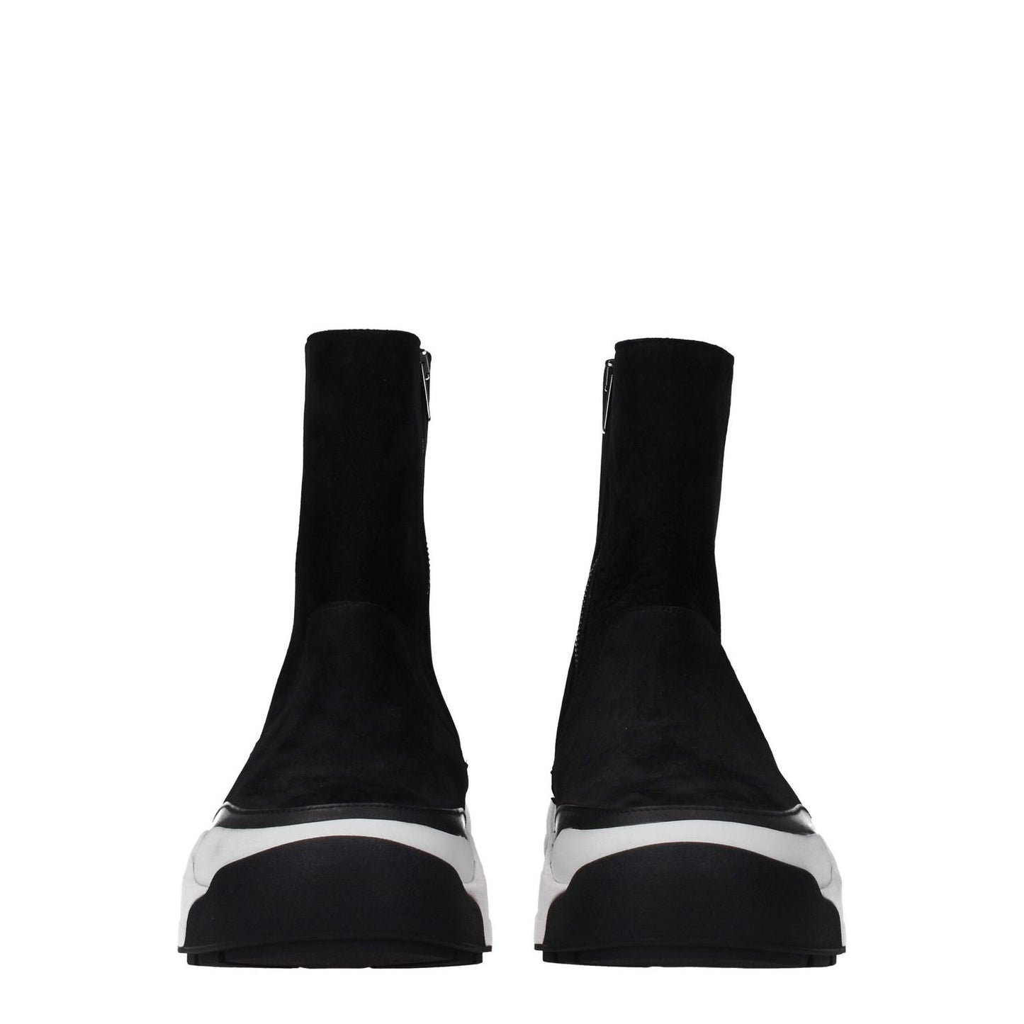 Kenzo Black Leather Ankle Boots