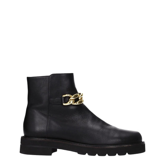 Stuart Weitzman Black Leather Ankle Boots ST-8547168715017-EU40/US10