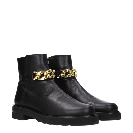 Stuart Weitzman Black Leather Ankle Boots ST-8547168715017-EU40/US10