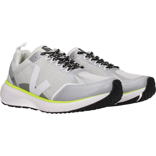 Veja Gray Fabric Athletic Sneakers