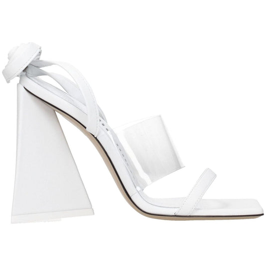 The Attico White Leather Stiletto Heels Sandals TH-8547287466249-EU36/US6