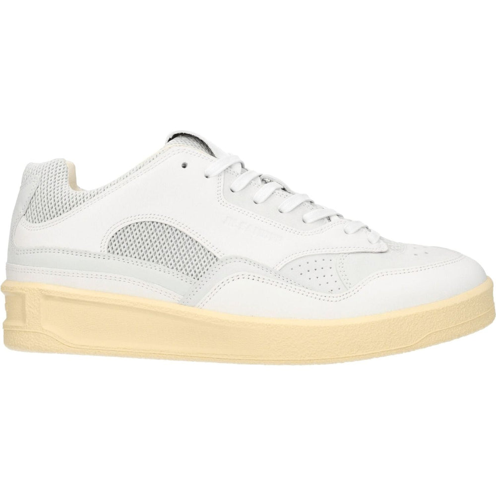 Jil Sander White Leather Low Tops JI-8547288383753-EU41/US8