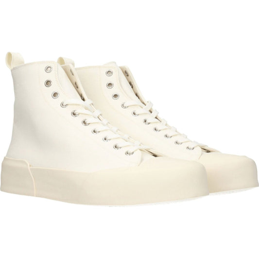 Jil Sander Beige Fabric High Tops JI-8547288416521-EU42/US9