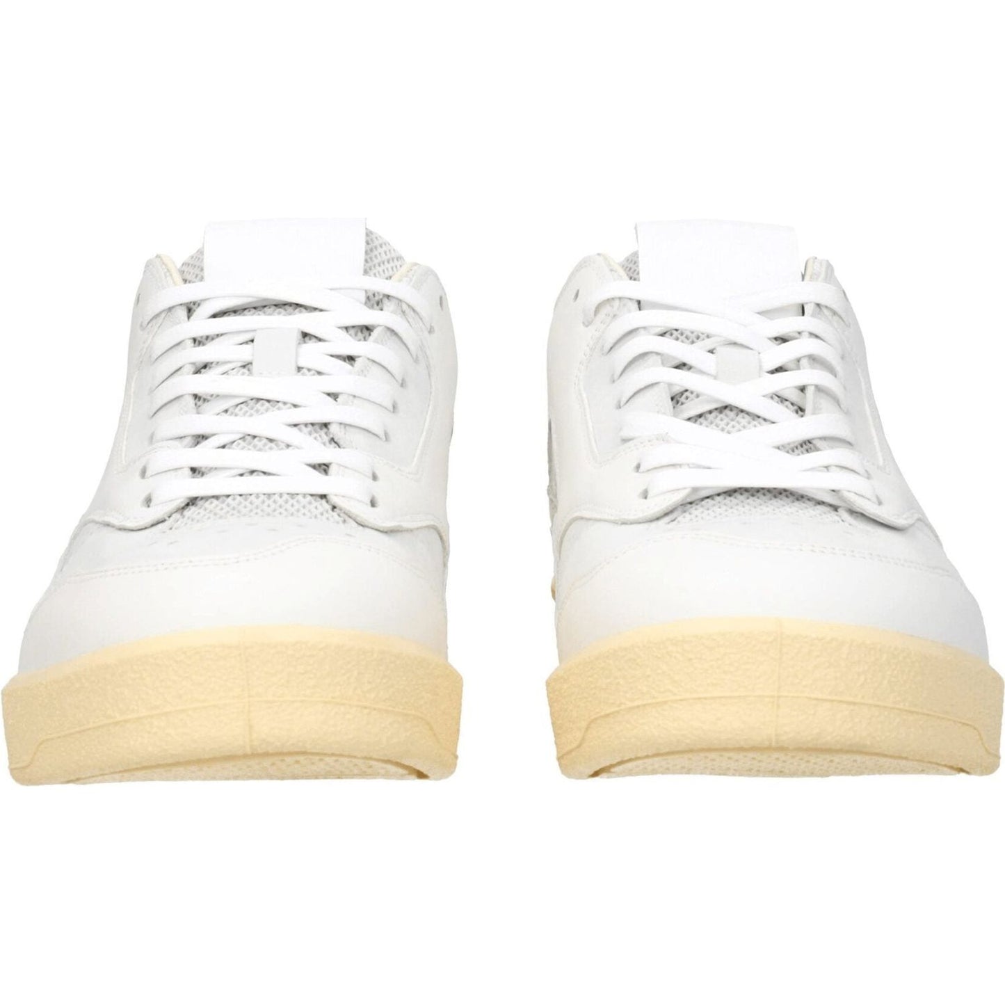 Jil Sander White Leather Low Tops JI-8547288383753-EU41/US8