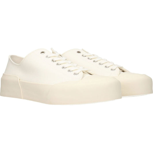 Jil Sander Beige Fabric Low Tops JI-8547288482057-EU40/US7