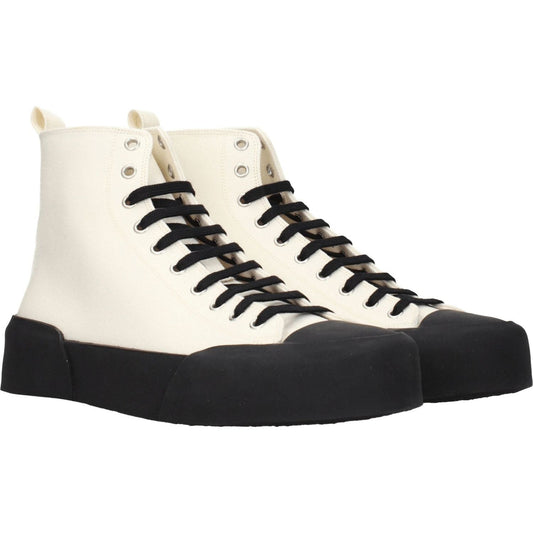 Jil Sander Men Beige Fabric High Tops JI-8547288449289-EU41/US8