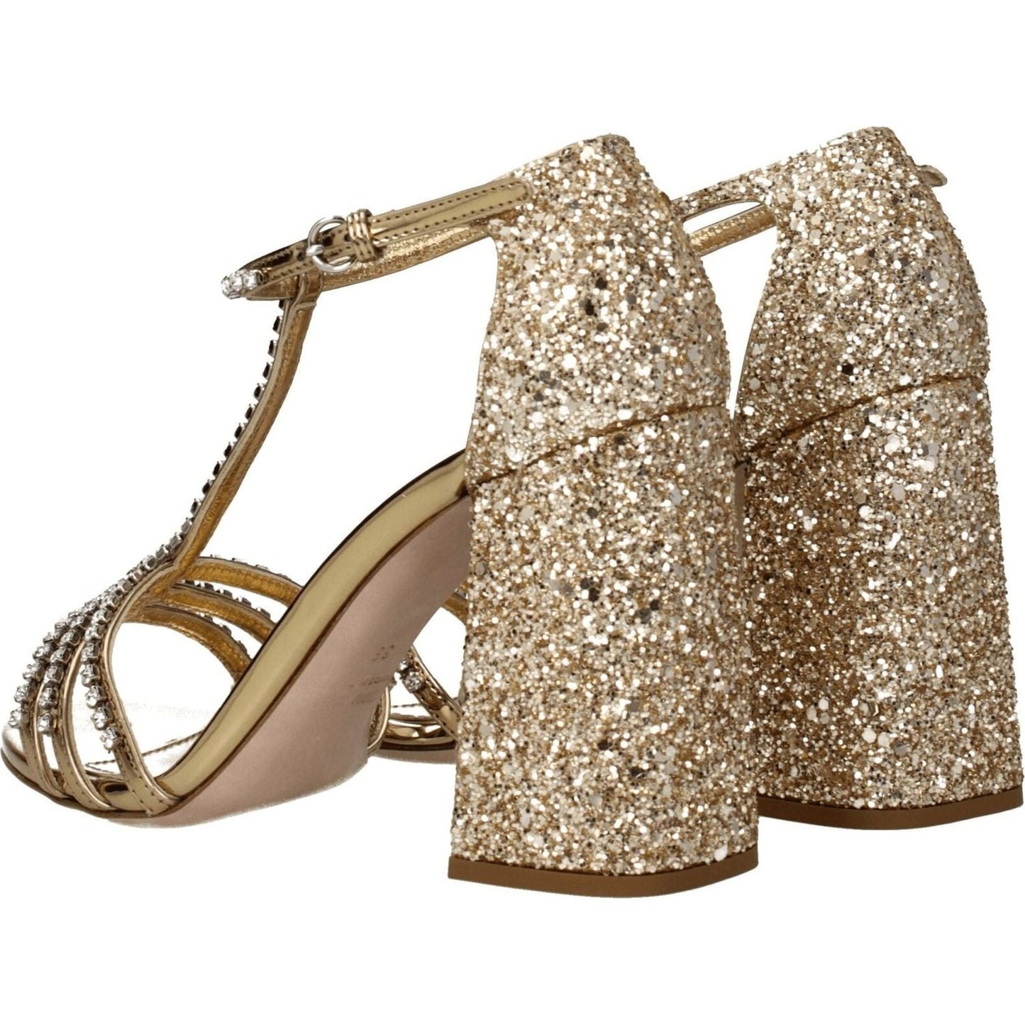 Miu Miu Gold Plastic Platforms MI-8547320824073-EU36/US6