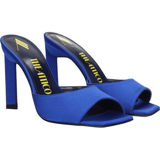 The Attico Blue Satin Stiletto Heels Sandals TH-8547405299977-EU36/US6