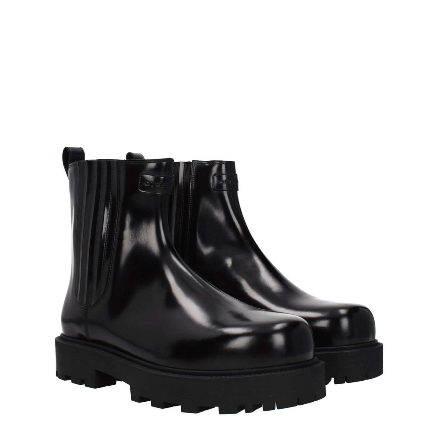 Givenchy Black Leather Ankle Boots