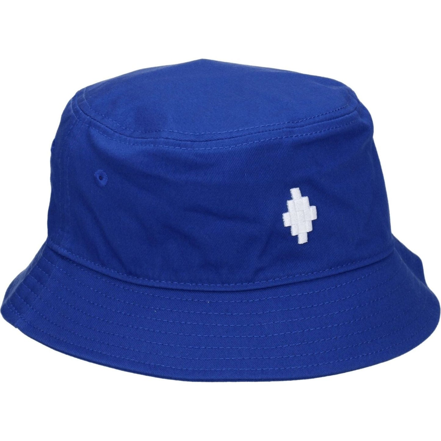 Marcelo Burlon Blue Cotton Bucket Hats MA-8547452780809-UNI