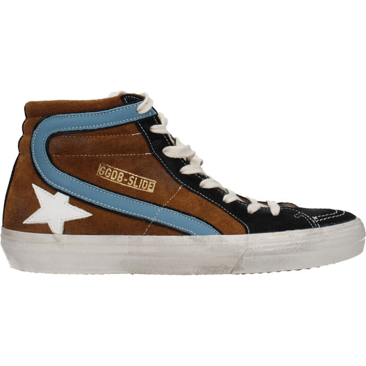 Golden Goose Brown Leather High Tops
