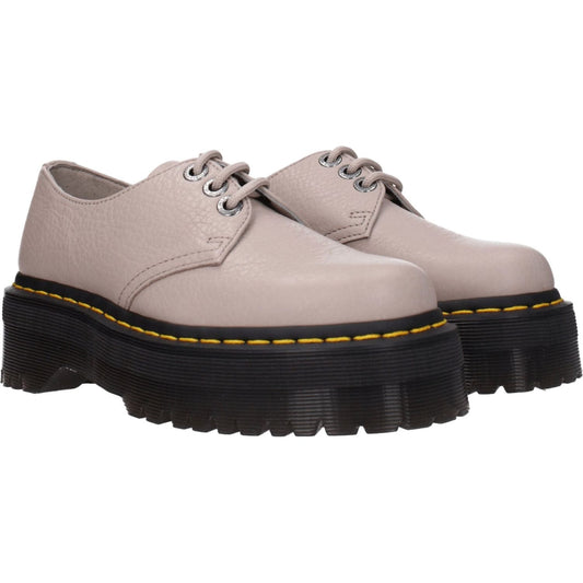 Dr. Martens Gray Leather Oxfords And Derbies