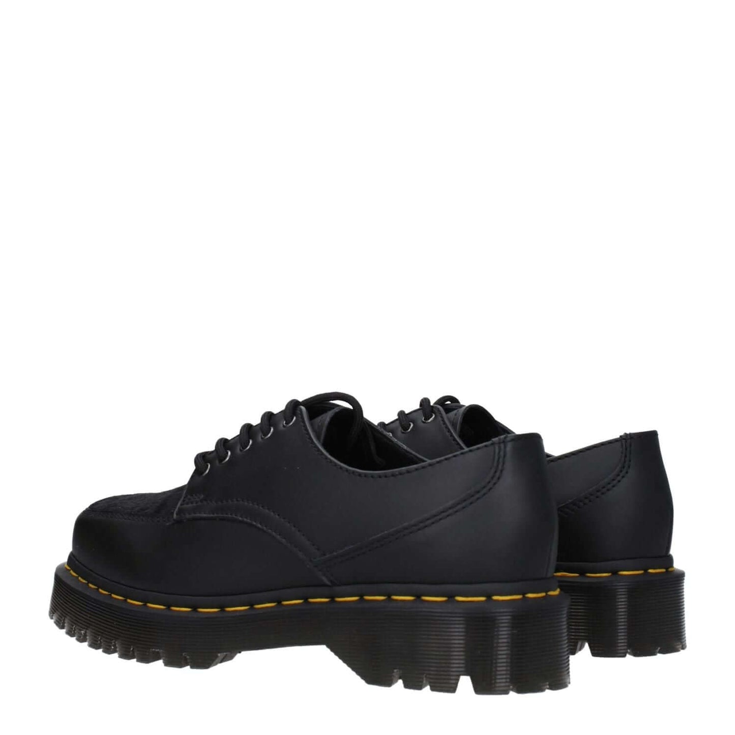 Dr. Martens Black Leather Oxfords And Derbies