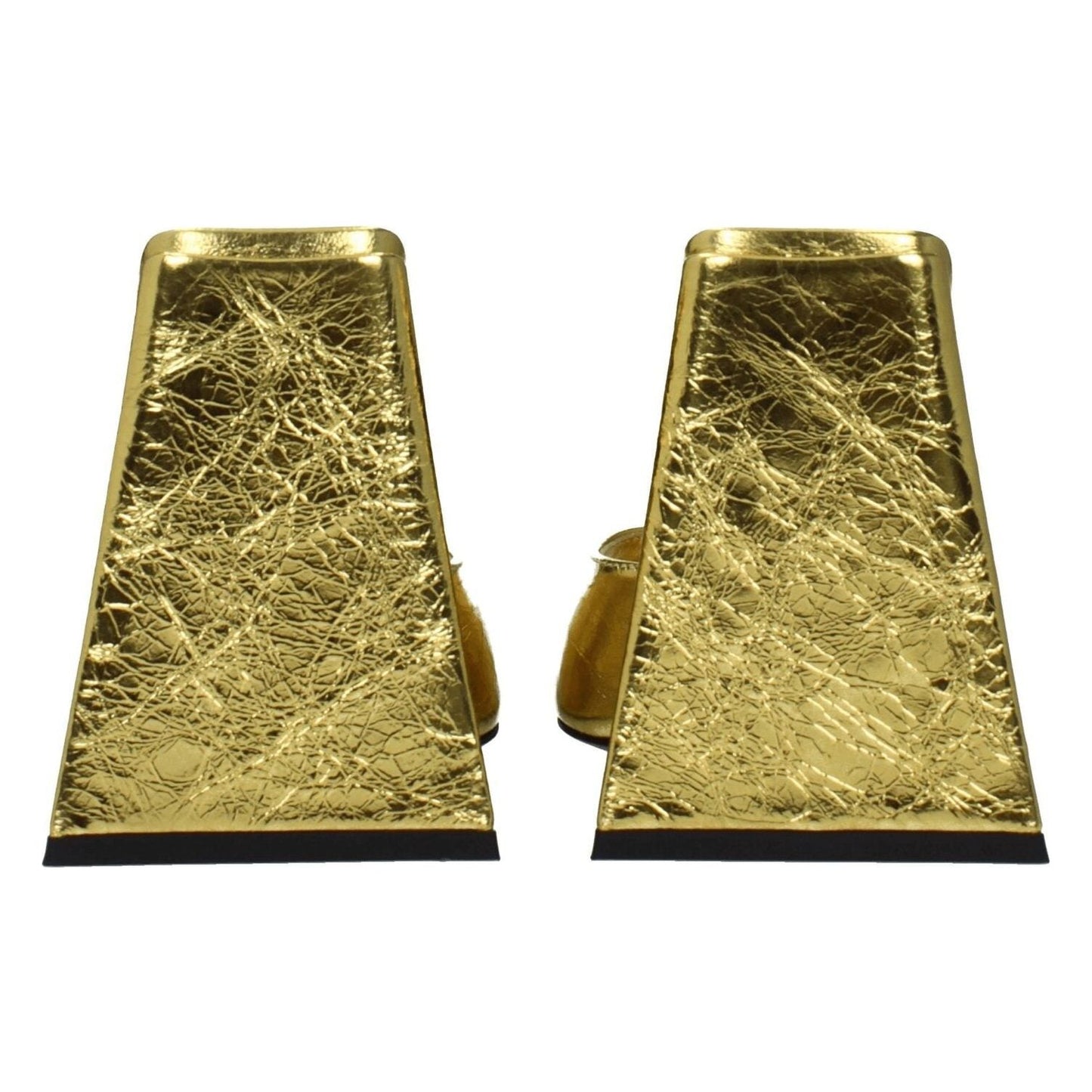The Attico Gold Leather Platforms TH-8547455697161-EU36/US6