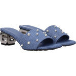Givenchy Blue Fabric Flat Sandals GI-8547465003273-EU36/US6
