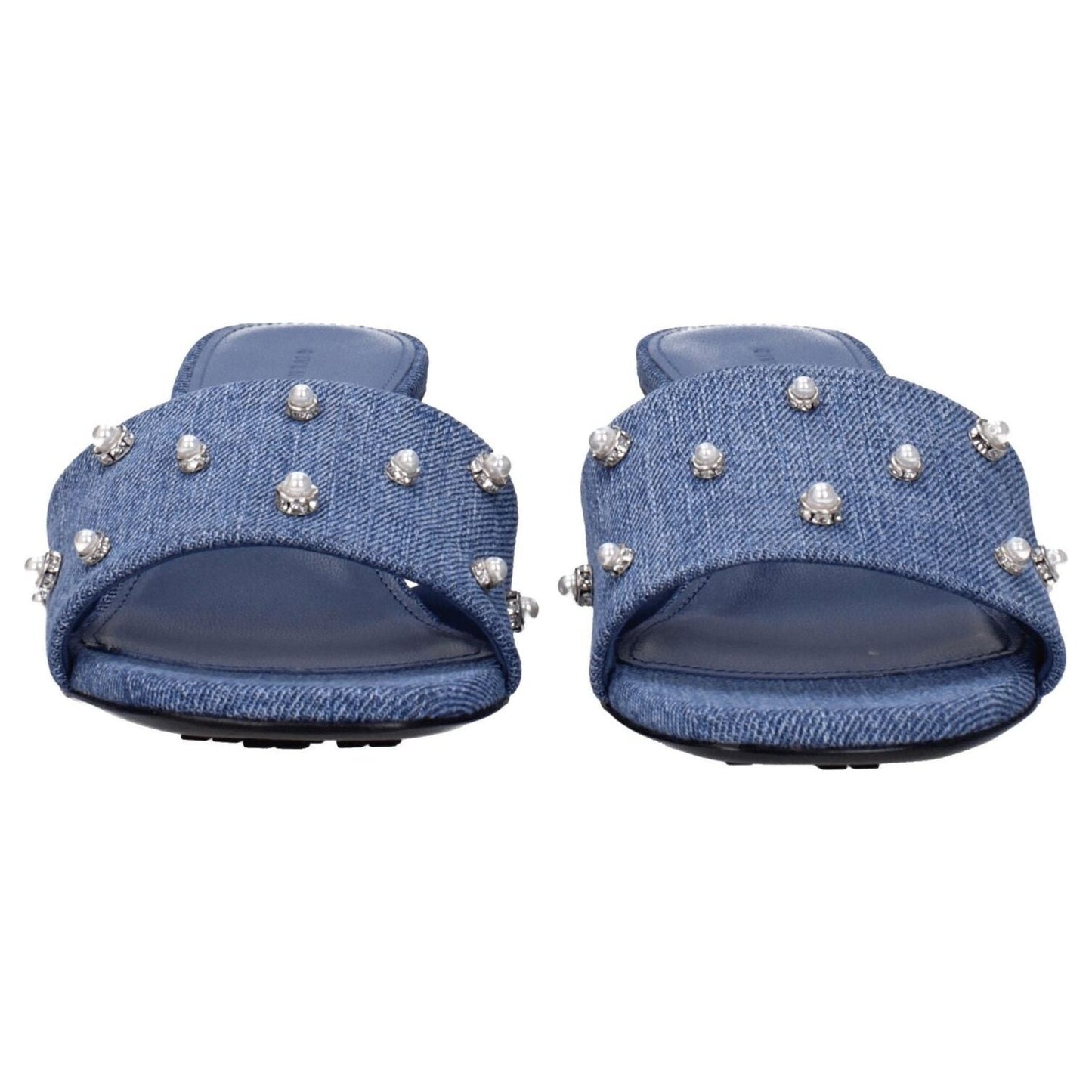 Givenchy Blue Fabric Flat Sandals GI-8547465003273-EU36/US6
