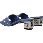 Givenchy Blue Fabric Flat Sandals GI-8547465003273-EU36/US6