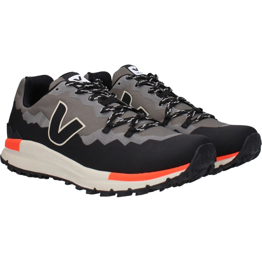 Veja Gray Fabric Athletic Sneakers