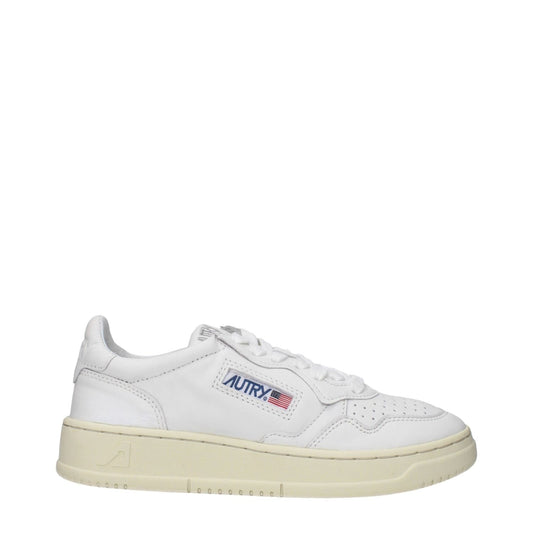 Autry White Leather Low Tops AU-9498636943625-EU35/US5