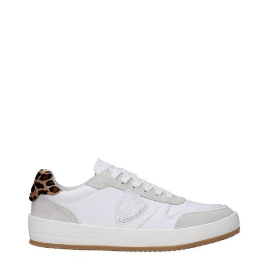 Philippe Model White Leather Low Tops PH-15068736946441-EU40/US10