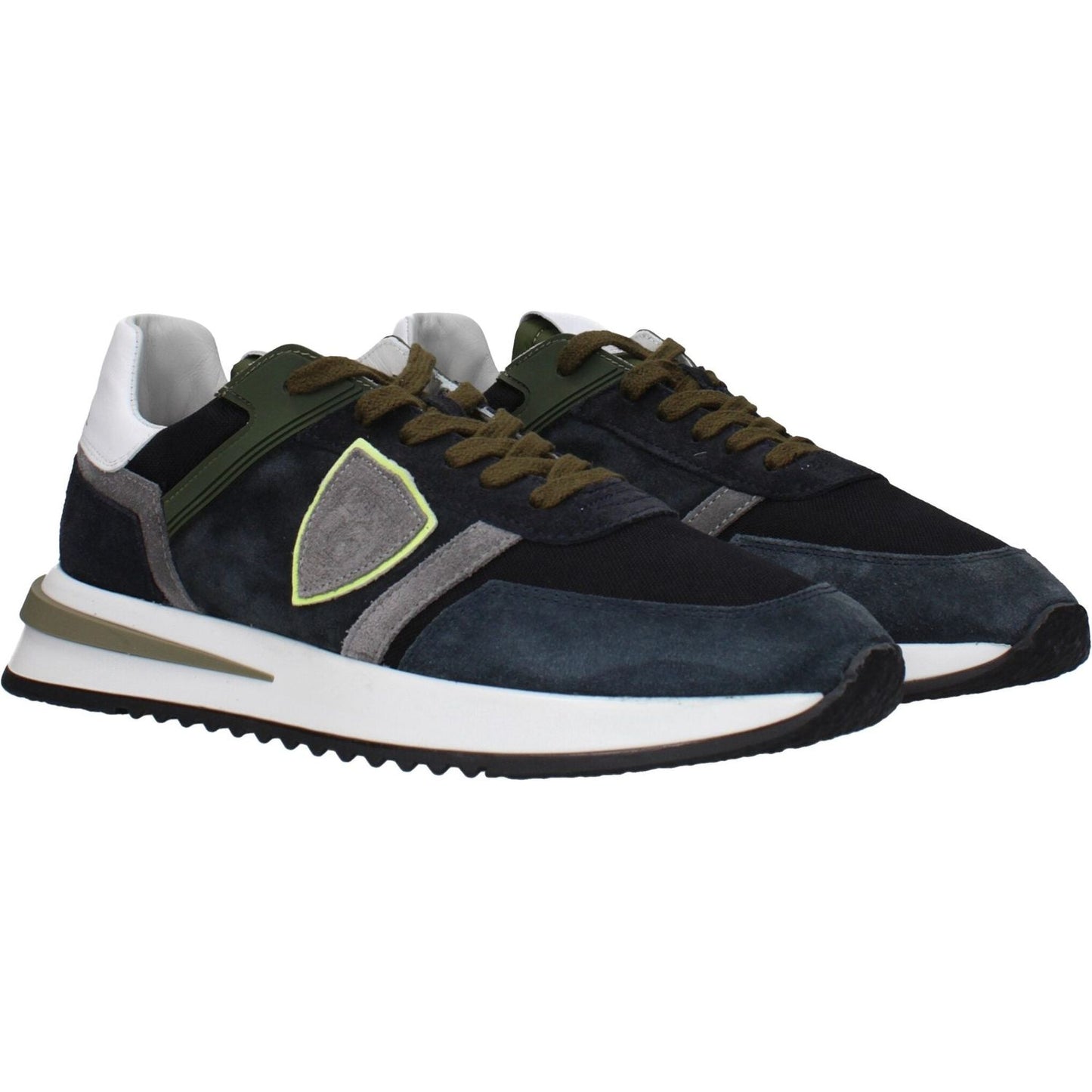 Philippe Model Blue Leather Low Tops PH-15090123604233-EU40/US7