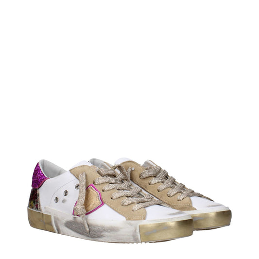 Philippe Model White Leather Low Tops PH-15090220237065-EU35/US5