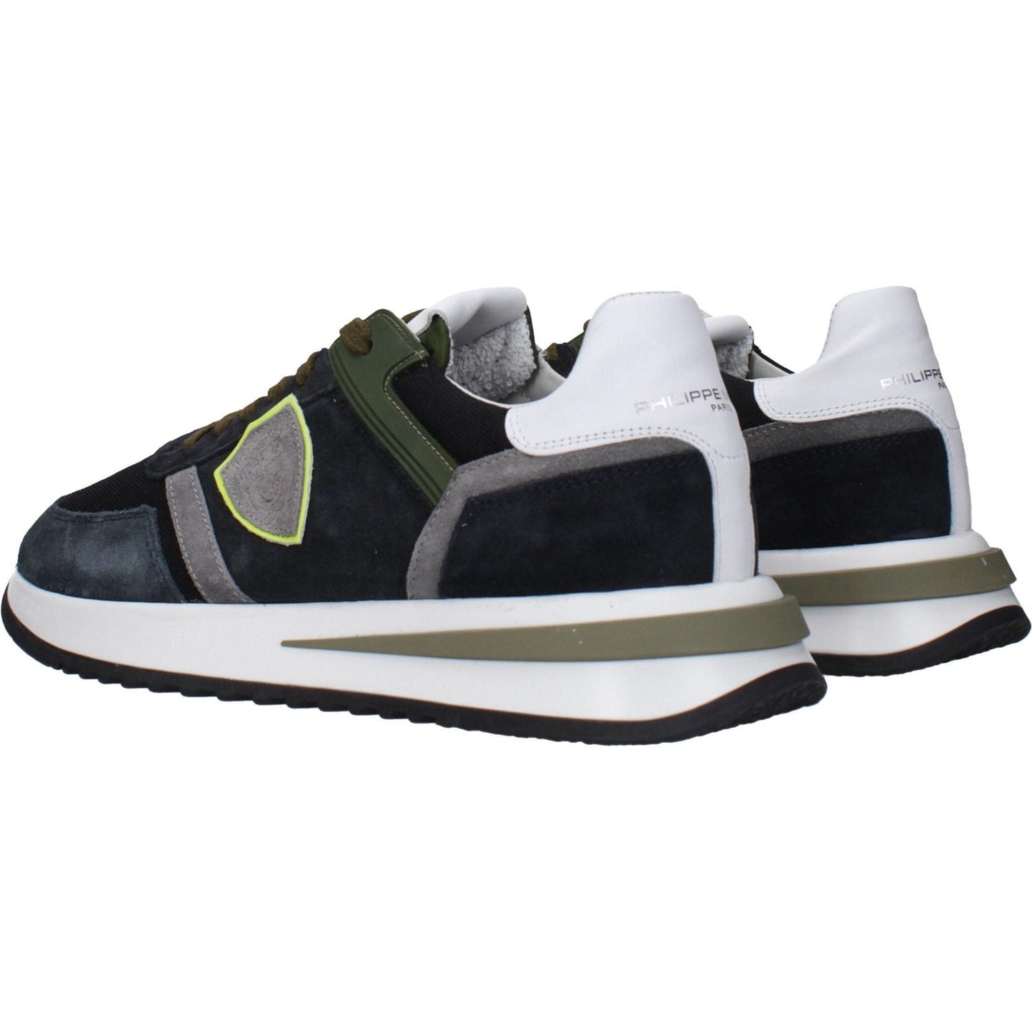 Philippe Model Blue Leather Low Tops PH-15090123604233-EU40/US7