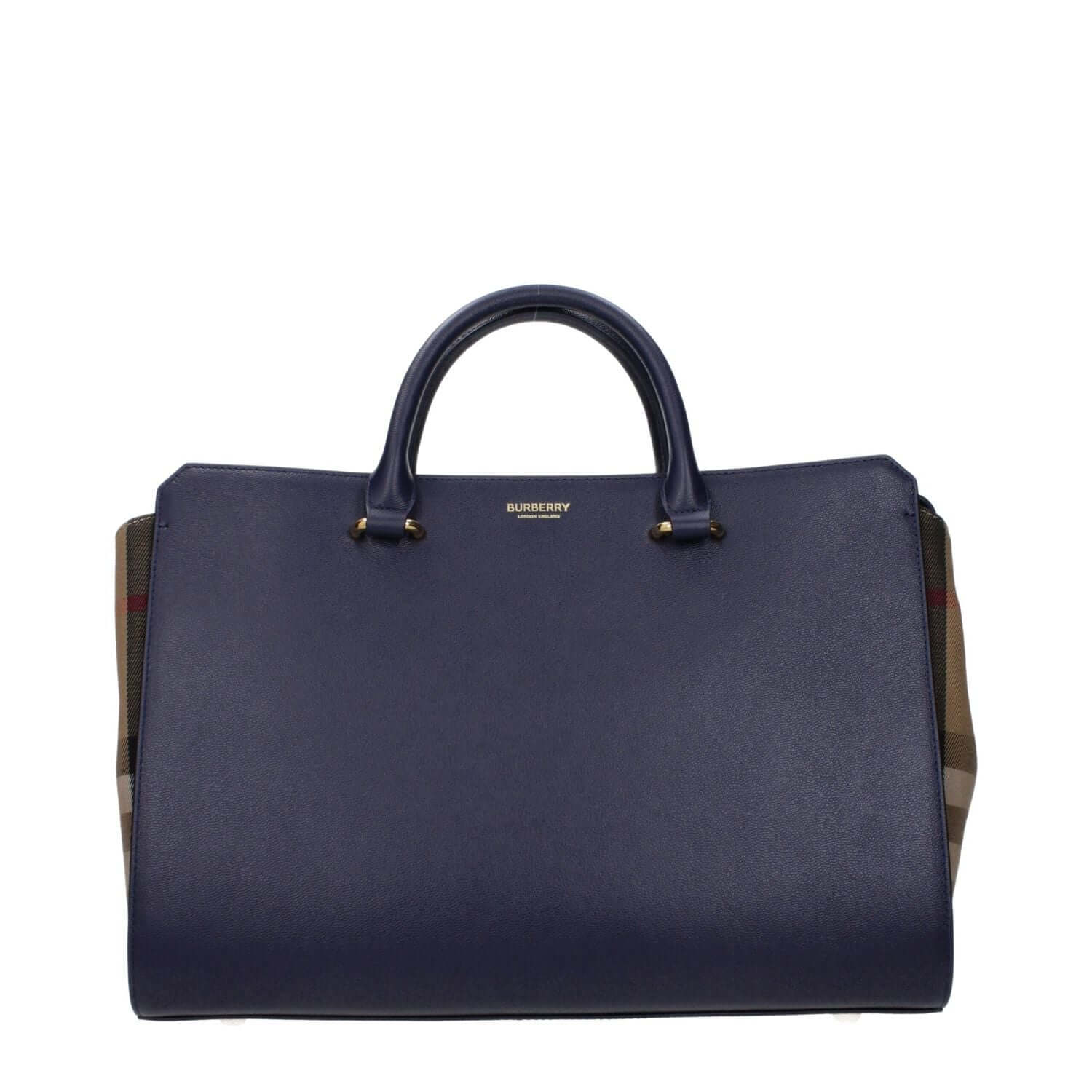 Burberry Blue Leather Handbag