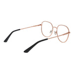 Guess Rose Gold Women Glasses Frame, metal full-rim round style, lens width 51mm, bridge 19mm, temples 140mm, with branded case, no lenses effect.