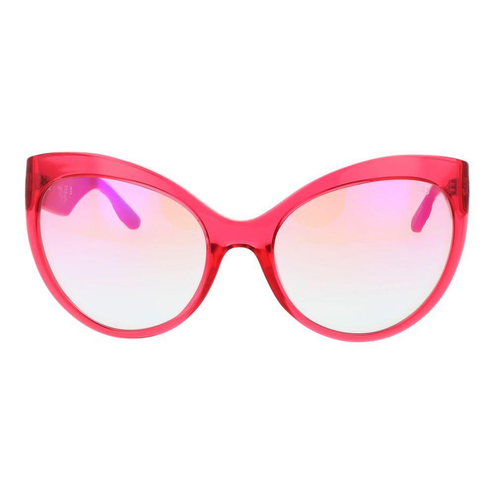 Guess Pink Stainless Steel Sunglasses
