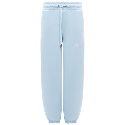 Comme Des Fuckdown Blue Cotton Women Sweatpant