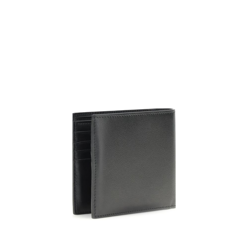 Balenciaga Black Calf Leather Bos Taurus Wallet