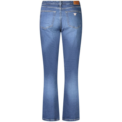 Guess Jeans Blue Cotton Women's Straight Jean