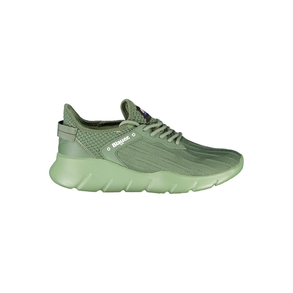 Blauer Verde Polyester Men Sneaker
