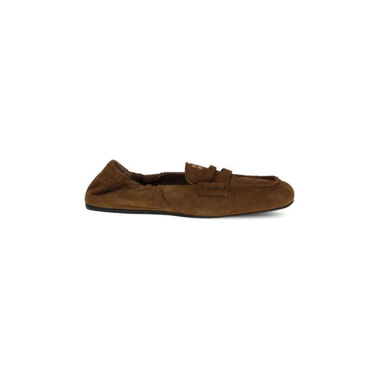 Miu Miu Suede Ruches Loafers MI-5D341EFD005008F0316-EU39/US9