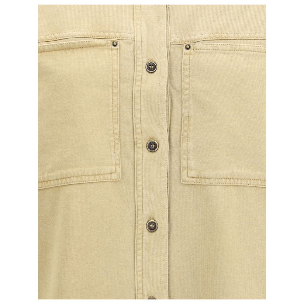 Marant Etoile Beige Cotton Dress Shirt