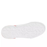 Dolce & Gabbana White Red Portofino Low Top Sneakers Shoes MV2222-41.5