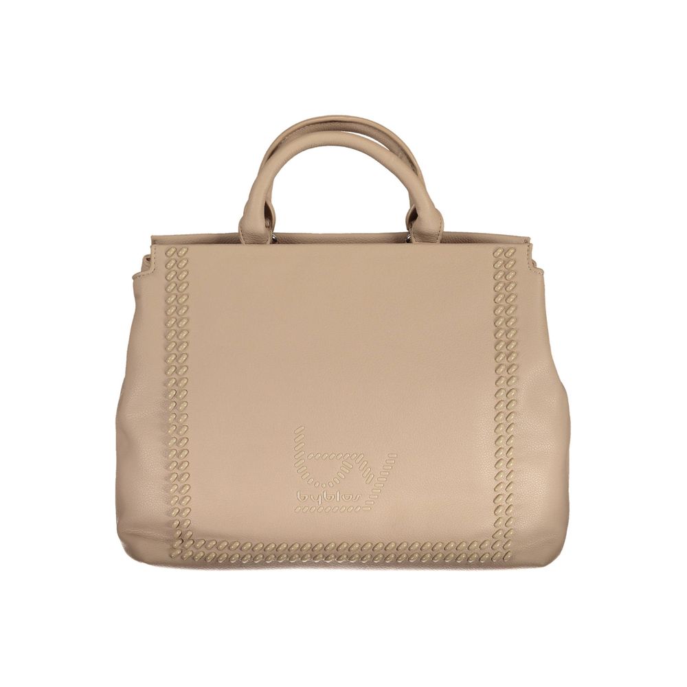 BYBLOS Beige Polyurethane Women Handbag1728,67403481248,Bags,Beige,BYBLOS,Handbags - Bags,New with tags,Women