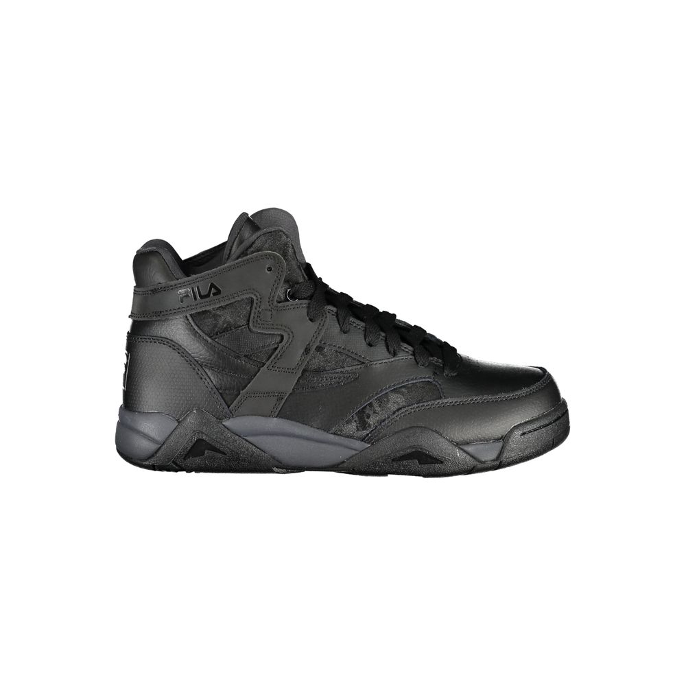 Fila Black Polyester Athletic Sneakers