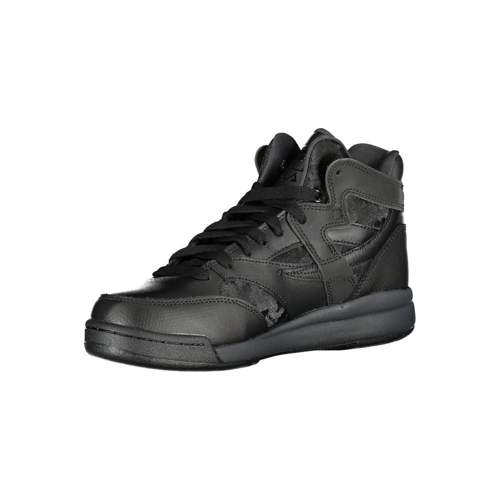 Fila Black Polyester Athletic Sneakers